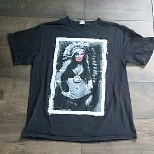 VTG Y2K DELTA PRO WEIGHT SUPER MODEL TEE L.